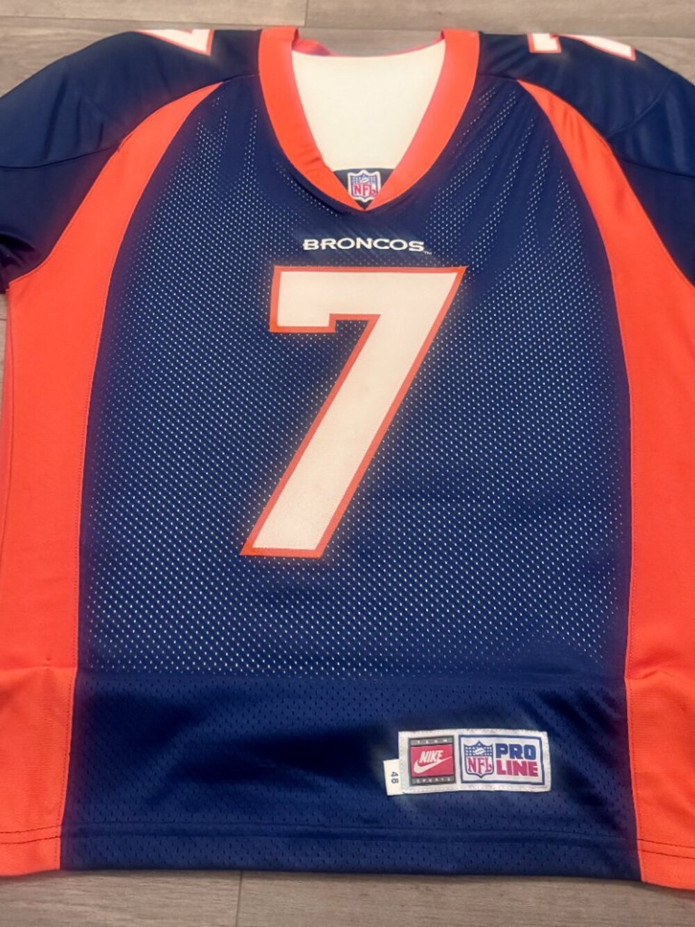 🏈 John Elway Signed 1990s Nike NFL Pro Line Broncos Jersey Vintage XL - Picture 3 of 13